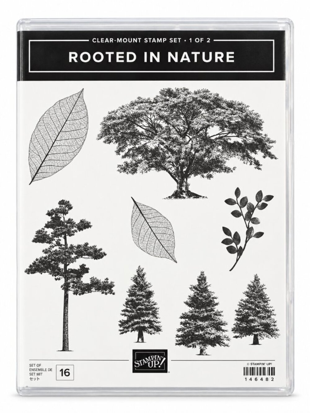 Stampin’ Up! Rooted in Nature Clear Mount Stamp Set 1 of 2 146482 Trees